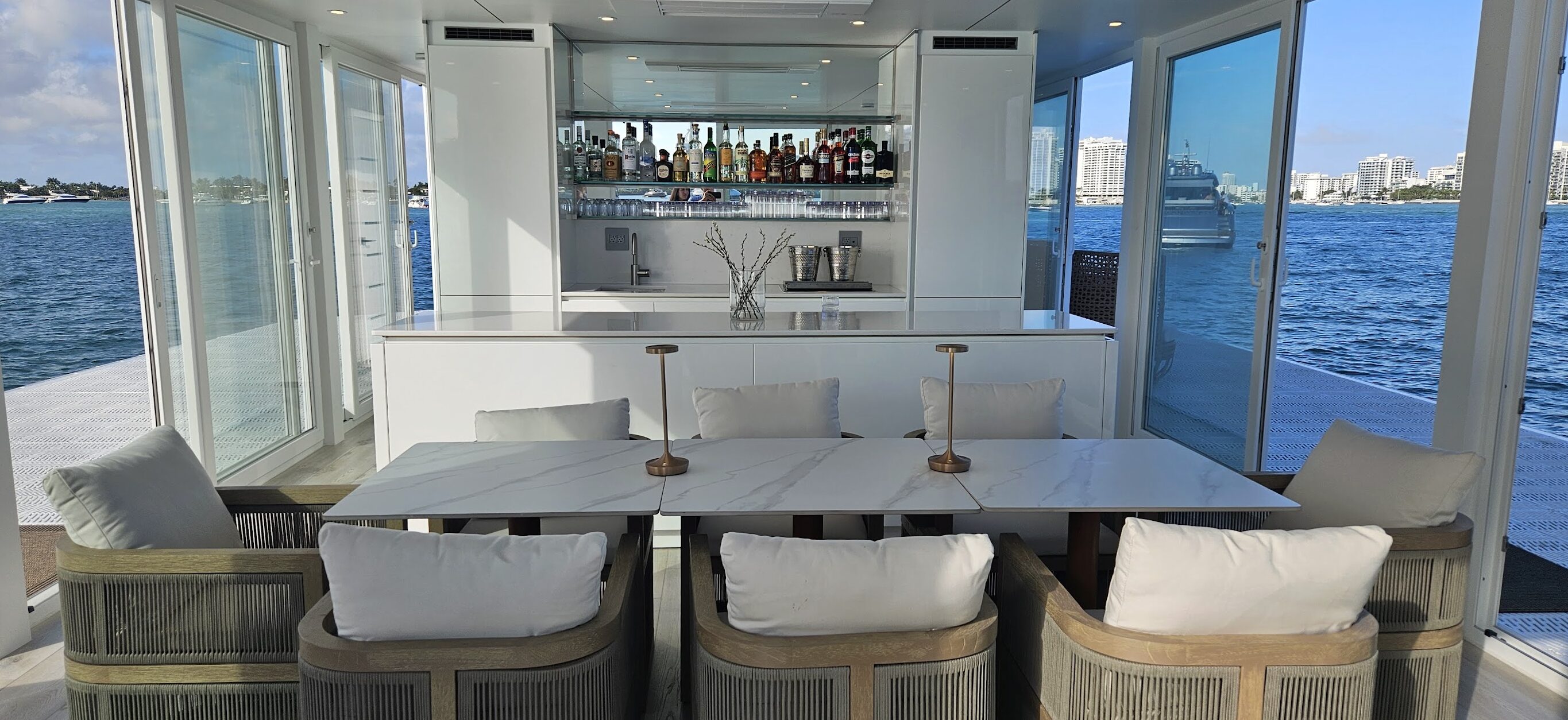 Arkup Floating Villa Bar Setup