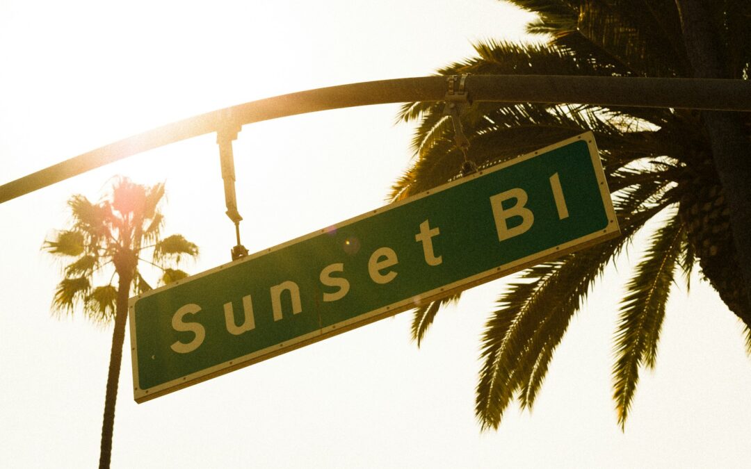 Sunset Boulevard Sign in Los Angeles